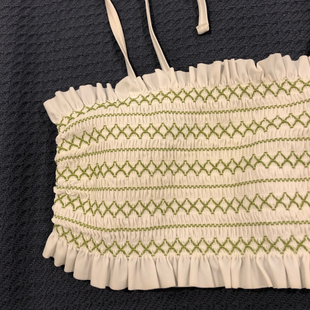 Tory Burch Costa Bandeau Bikini Top - Picture 3 of 8